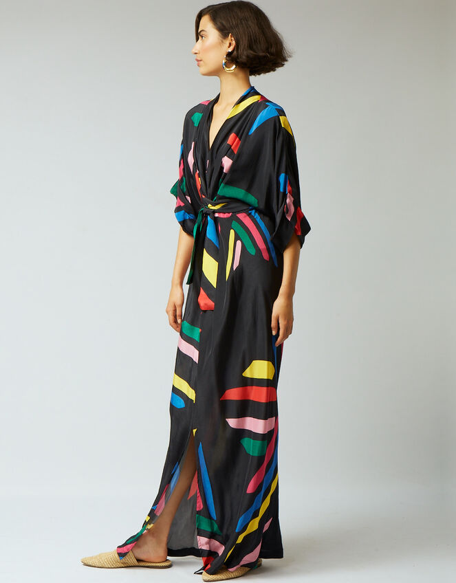 Tallulah and Hope Print Gloria Dress, Black (BLACK), large