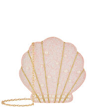 Livia Pearl and Glitter Shell Bag, , large