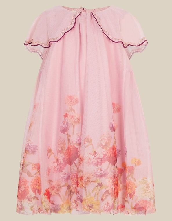 Dahlia Floral Print Party Dress, Multi (MULTI), large