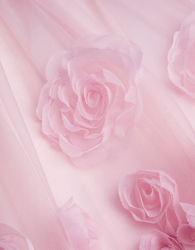 Josie 3D Rosette Dress, Pink (PINK), large