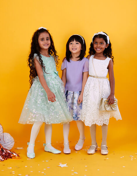 Pia Tiered Dress Green, Green (MINT), large
