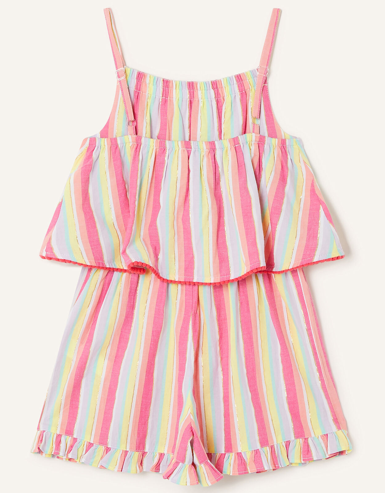 Rainbow stripe playsuit outlet
