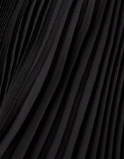 Rubina Pleat Dress, Black (BLACK), large