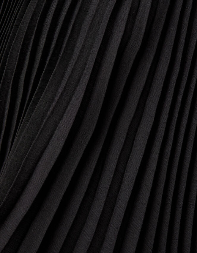 Rubina Pleat Dress, Black (BLACK), large