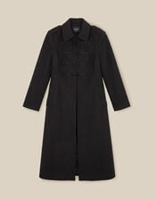 Katie Military Coat, Black (BLACK), large