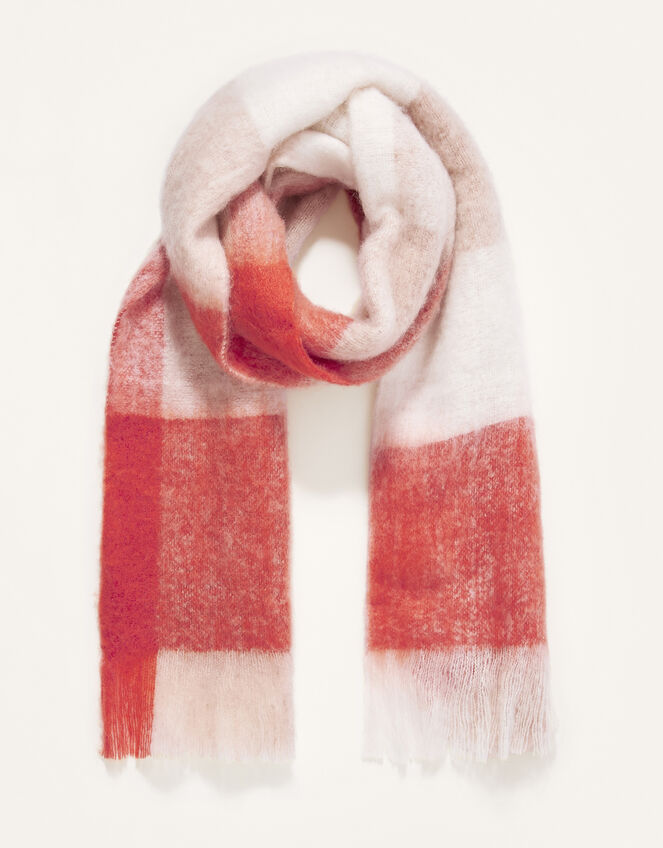 Check Blanket Scarf, , large