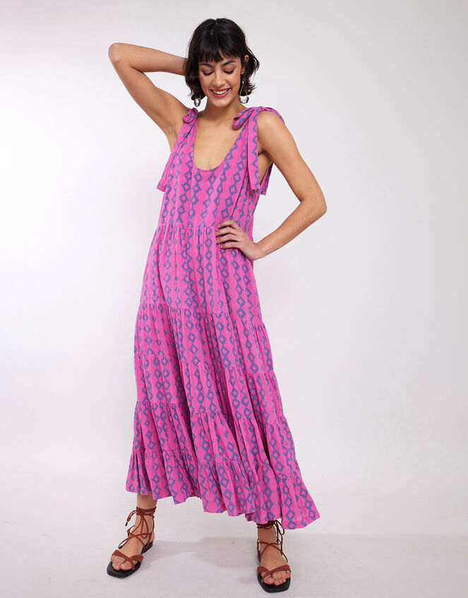 East Jodie Batik Print Dress, Pink (PINK), large
