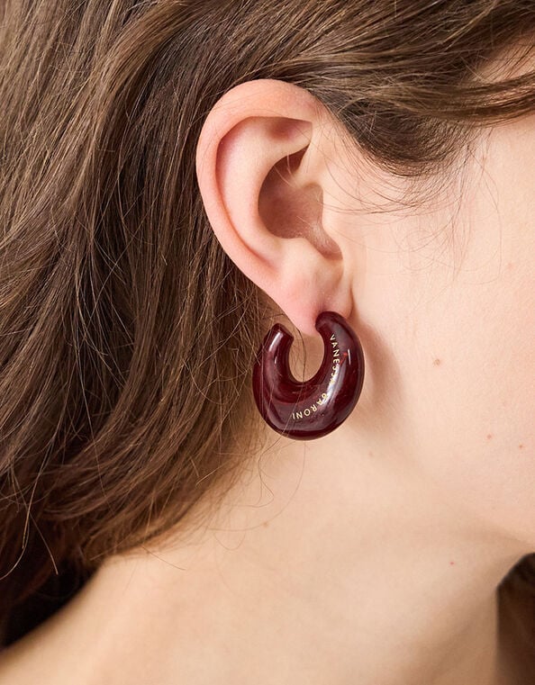 East Zora Brass Drop Stud Earrings, , large