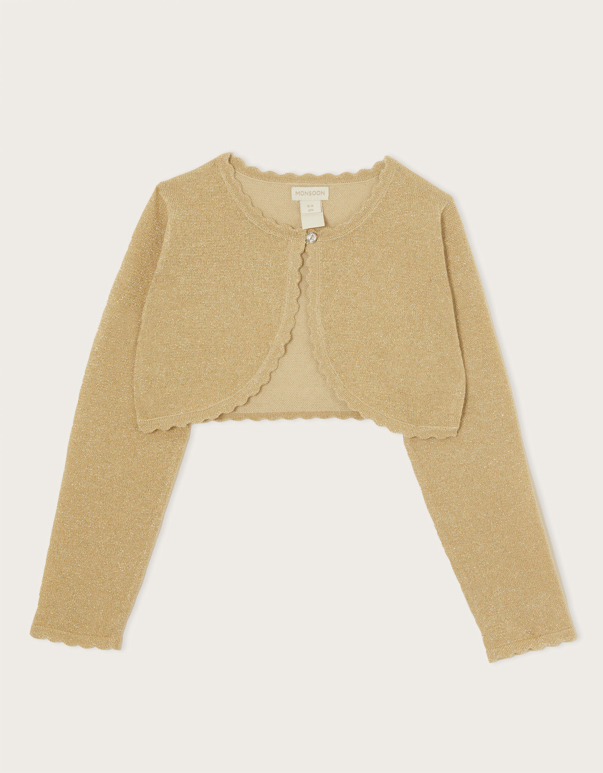 Gold girls new arrivals cardigan