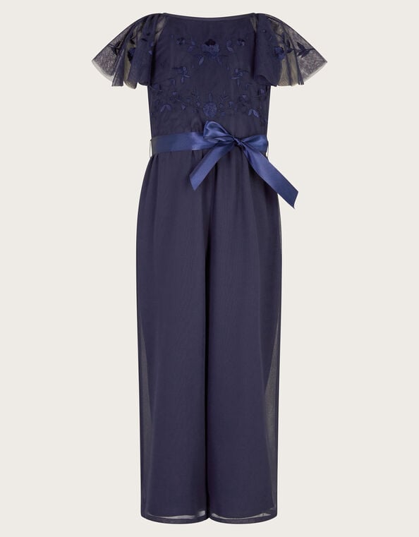 Amelia Embroidered Jumpsuit, Blue (NAVY), large