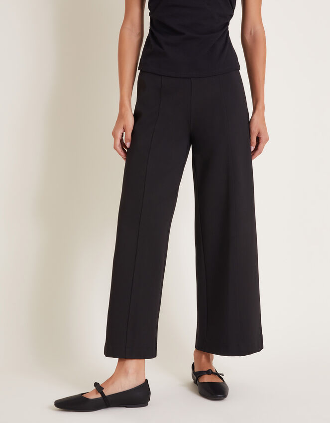 Paula Ponte Bootcut Trousers, Black (BLACK), large