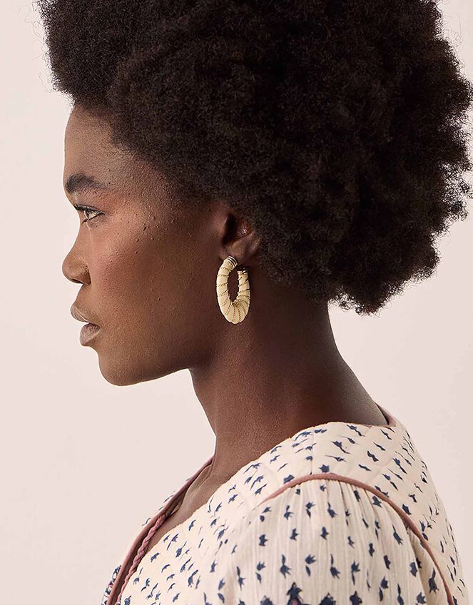 Gas Bijoux Cyclade Acetate Hoop Earrings, , large