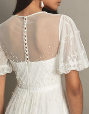 Celina Embellished Bridal Maxi Dress, Ivory (IVORY), large