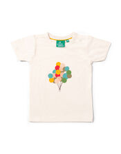 Little Green Radicals Balloons T-Shirt, Natural (NATURAL), large