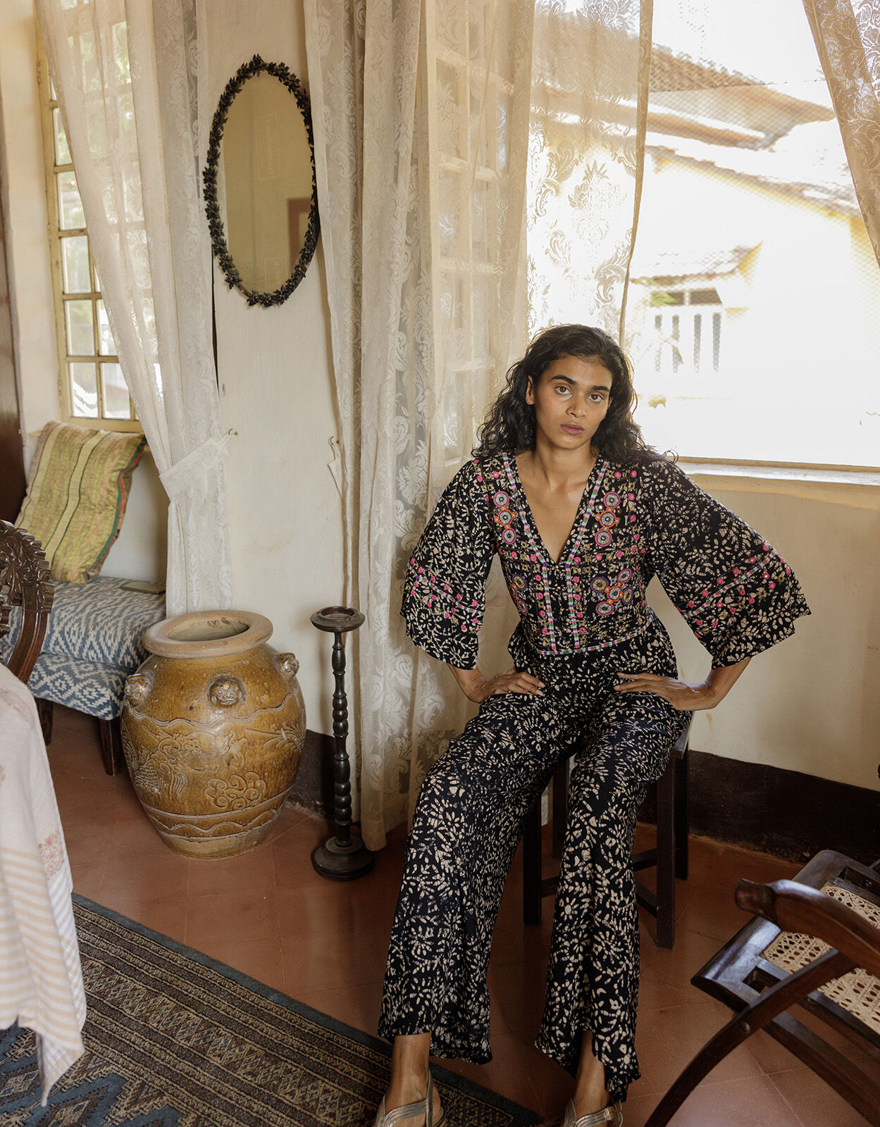 Monsoon linen jumpsuit deals