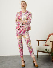 Wren Floral Print Jacket, Pink (PINK), large
