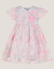 Baby Haisley Appliqué Flower Tulle Dress, Multi (MULTI), large