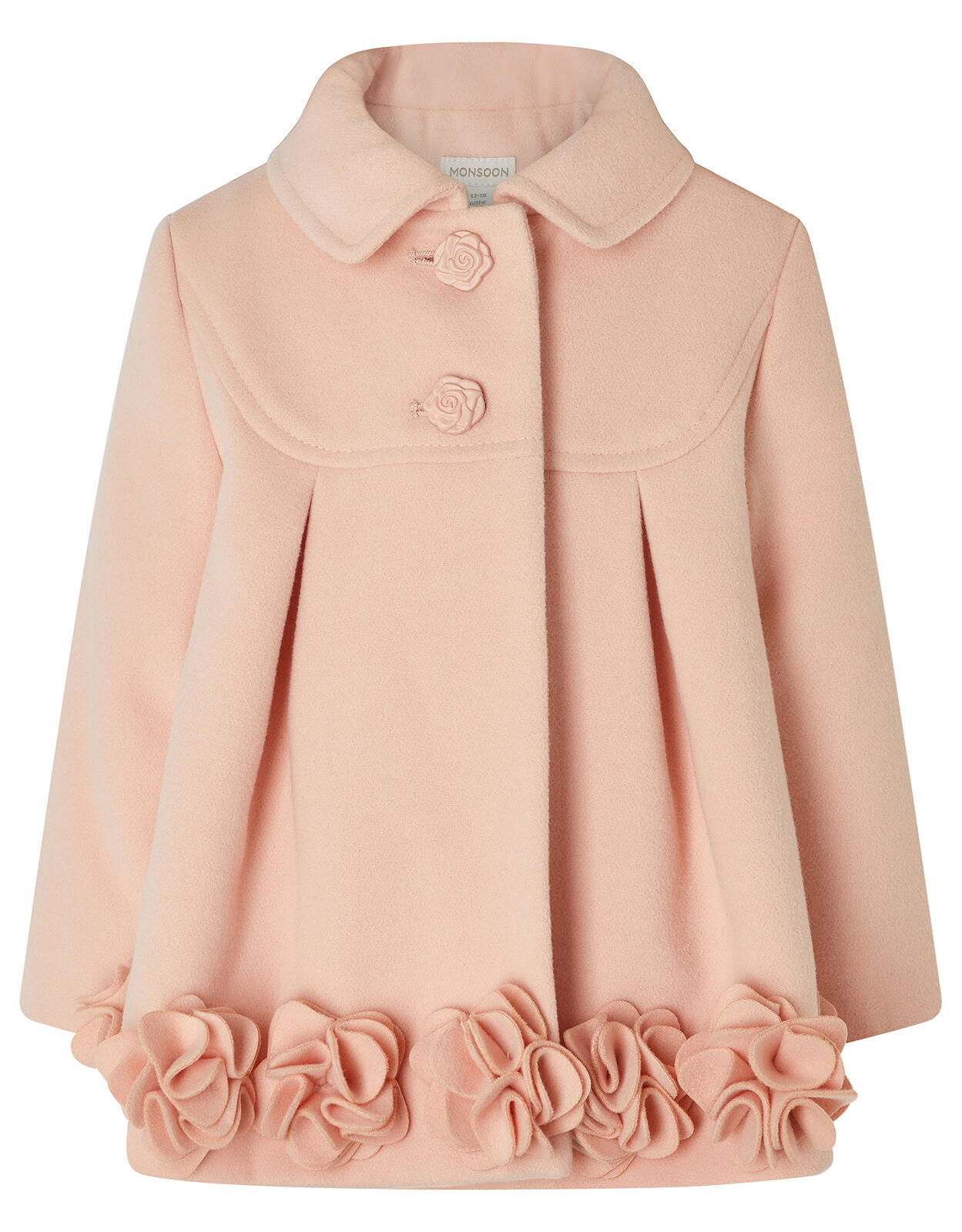 Monsoon pink coat sales