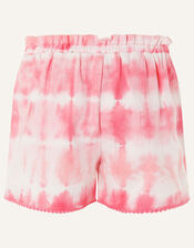 Tie Dye Jersey Shorts , Pink (PINK), large