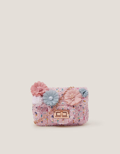Mini Flower Boucle Bag, , large