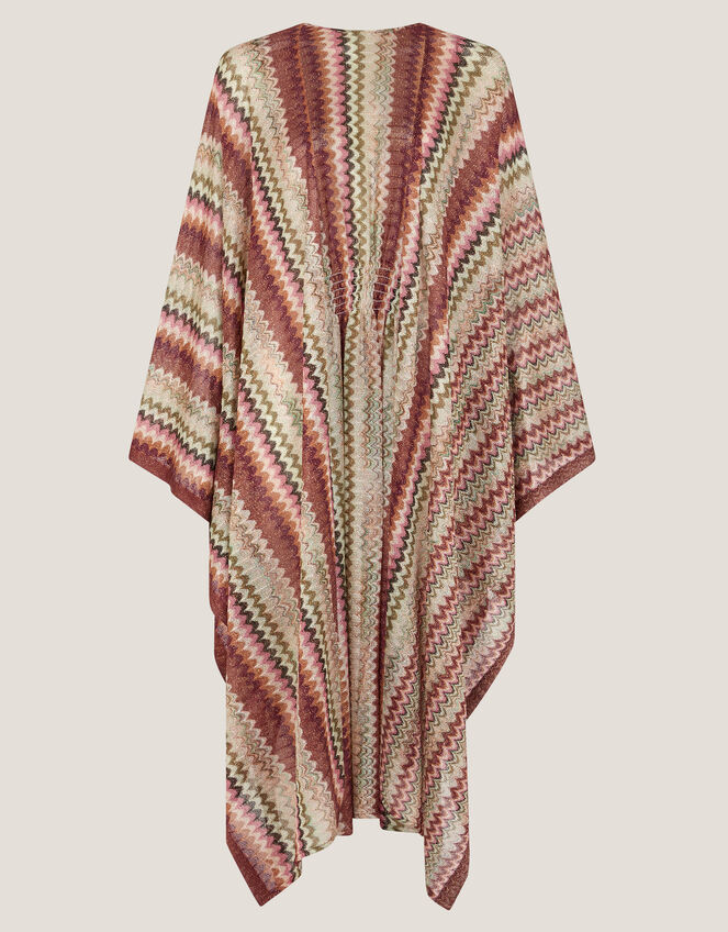 Ava Zig Zag Beach Cover Up, , large