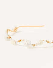 Wavy Rose Headband, , large
