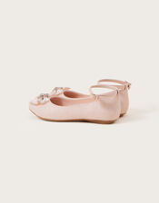 Glitter Dawn Lace Ballerina Flats, Pink (PINK), large
