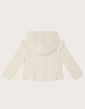 Baby Cable Knit Cardigan, Ivory (IVORY), large