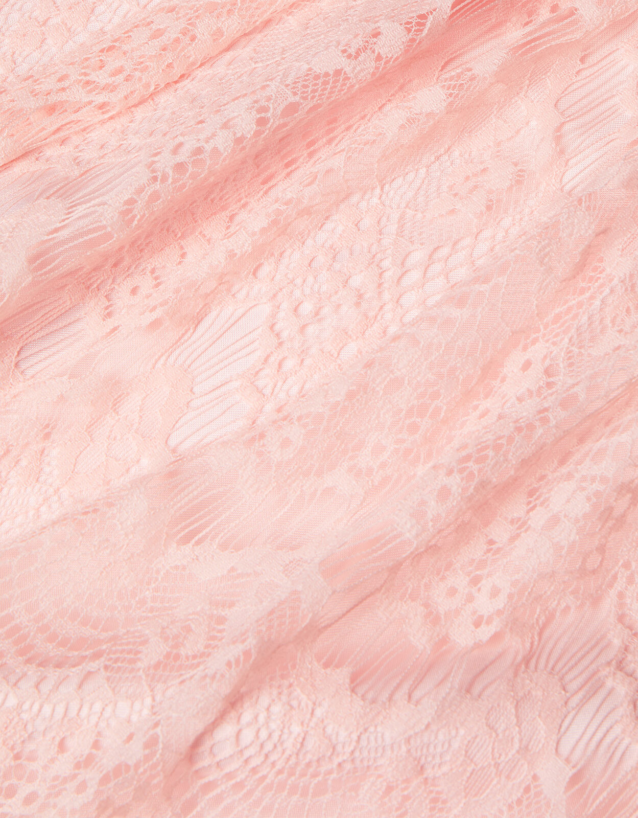 Angelina Eyelash Lace Swing Dress Pink