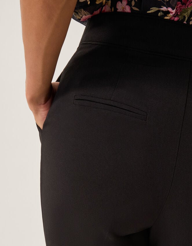 Erin Flared Tailored Pants, Black (BLACK), large