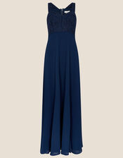 Lori Lace Maxi Dress, Blue (NAVY), large