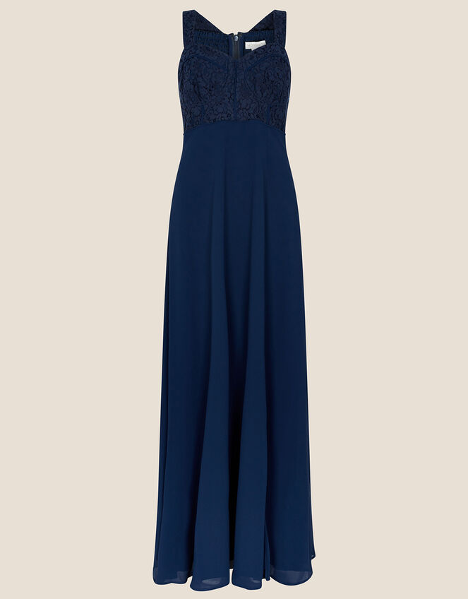 Lori Lace Maxi Dress, Blue (NAVY), large