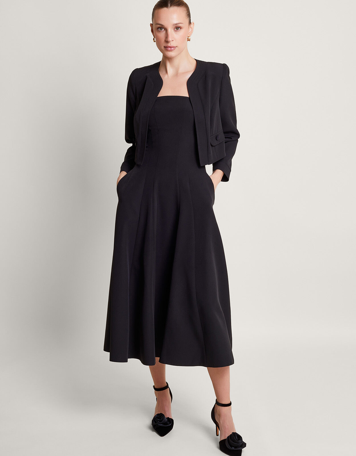 Briar Cropped Jacket Black