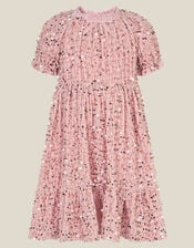 Fenella Sequin Velvet Party Dress, Pink (PINK), large