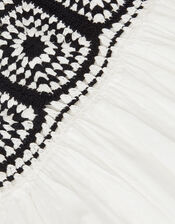 Strappy Crochet Sundress, Ivory (IVORY), large