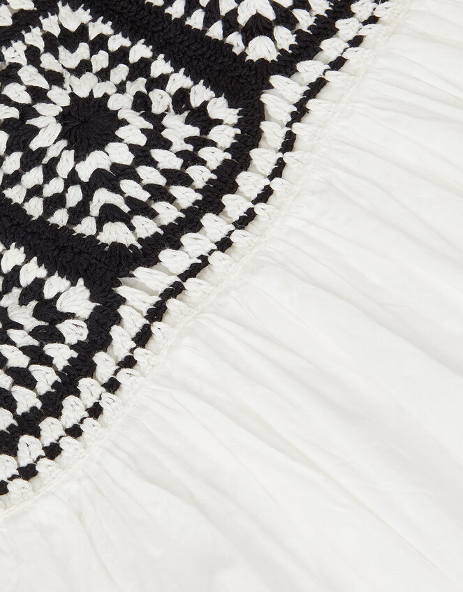 Strappy Crochet Sundress, Ivory (IVORY), large