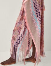 Catia Zig Zag Beach Cover Up, , large