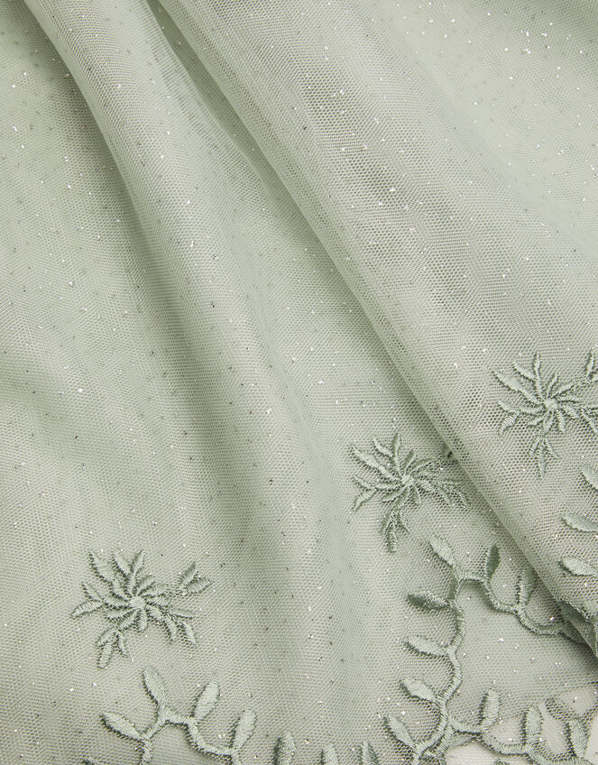 Baby Bonnie Embroidered Party Dress, Green (SAGE), large