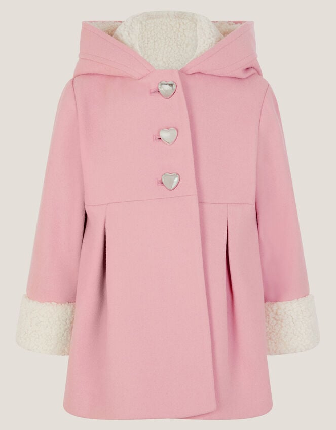 Baby Bunny Ears Coat, Pink (PINK), large