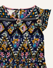 MINI ME Pablo Printed Dress, Blue (BLUE), large