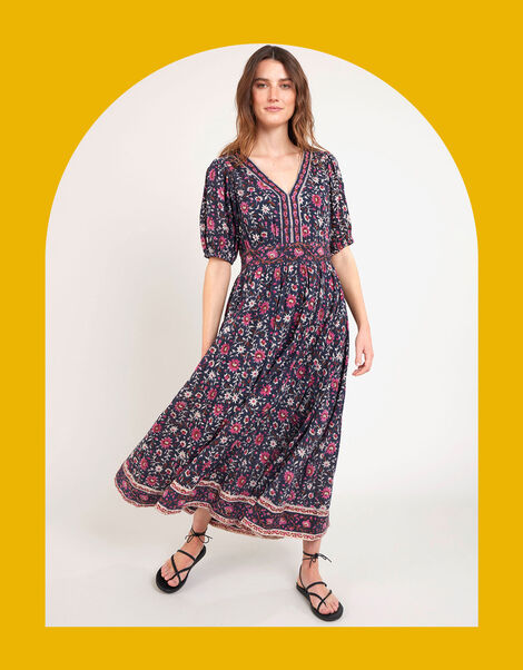 East Hallie Dress, Grey (CHARCOAL), large