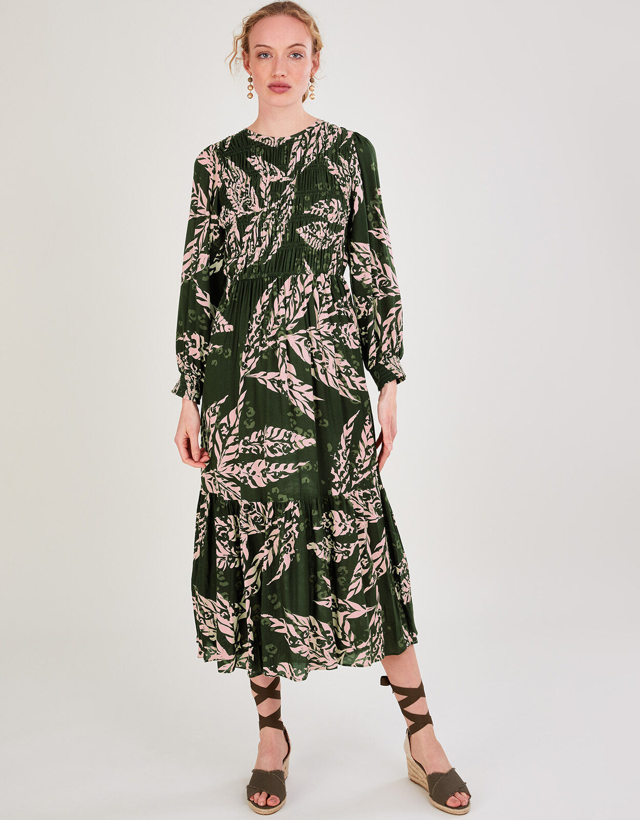 Monsoon sales khaki dress