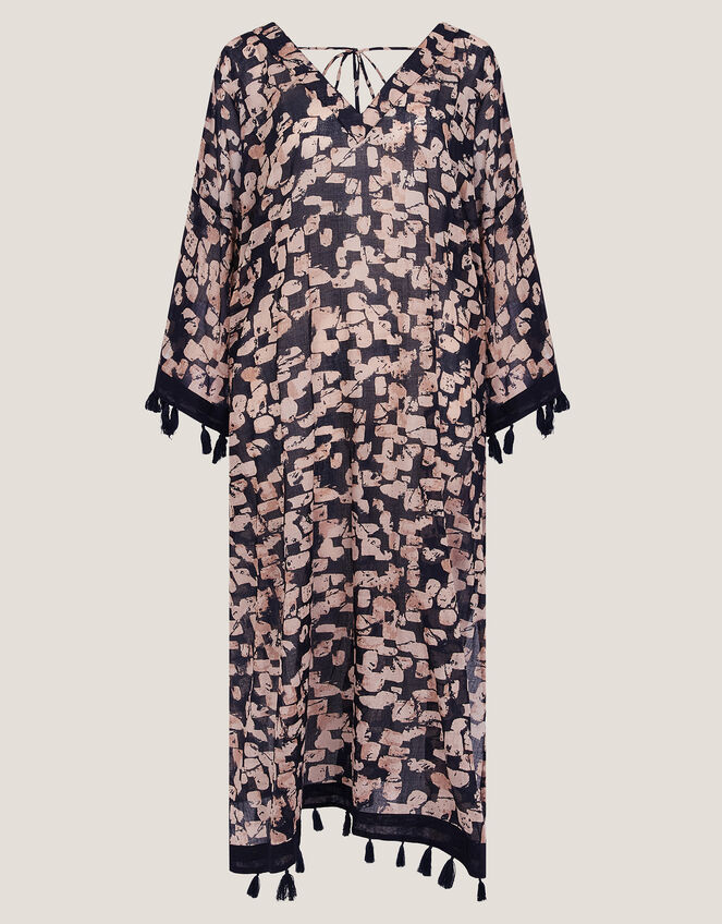 Alwena Block Print Kaftan Dress, , large