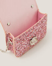Mini Glitter Satchel Bag, , large