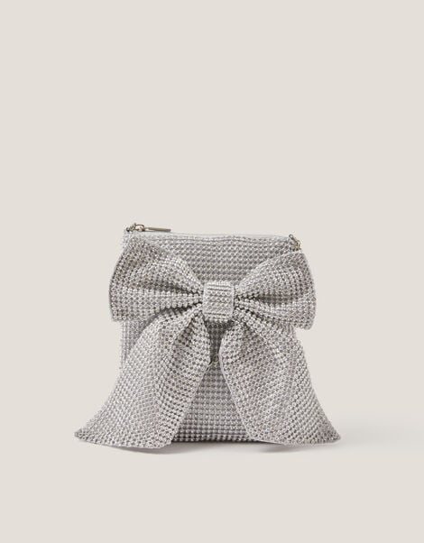 Diamant&eacute; Embellished Bow Bag, , large