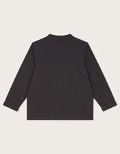 Embroidered Kurta , Black (BLACK), large