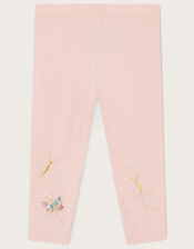 Baby Crochet Butterfly Leggings, Pink (PINK), large