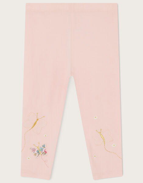 Baby Crochet Butterfly Leggings, Pink (PINK), large