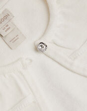Baby Oversized Collar Cardigan, Ivory (IVORY), large