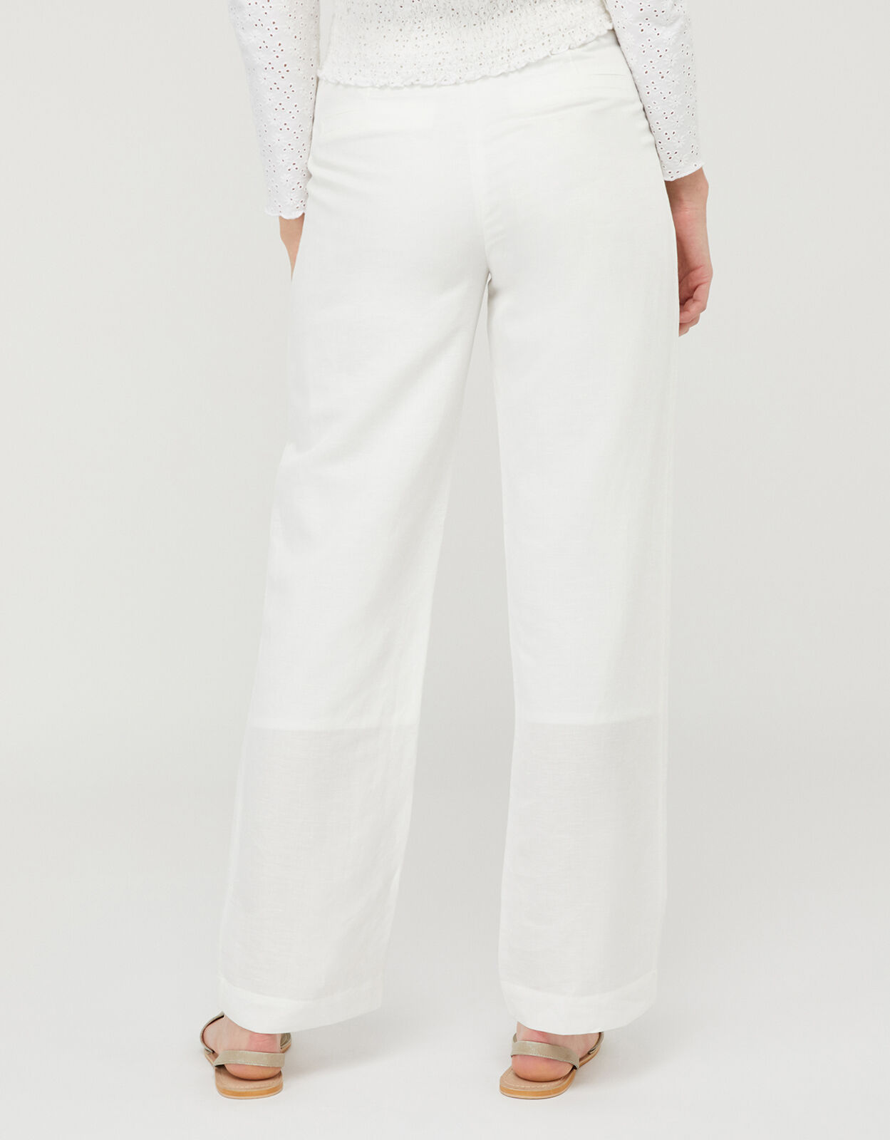 Monsoon white trousers hotsell